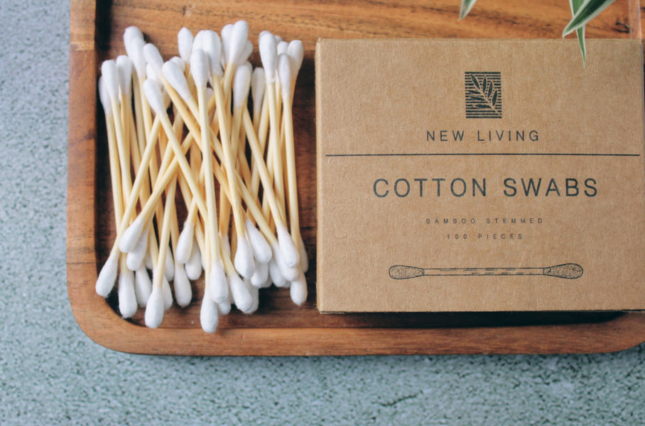 Skip the Plastic with our Bamboo Cotton Swabs