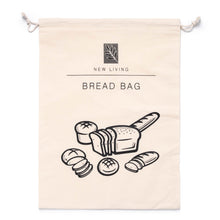 Load image into Gallery viewer, GOTS Certified Cotton Plastic Lined Bread Bag